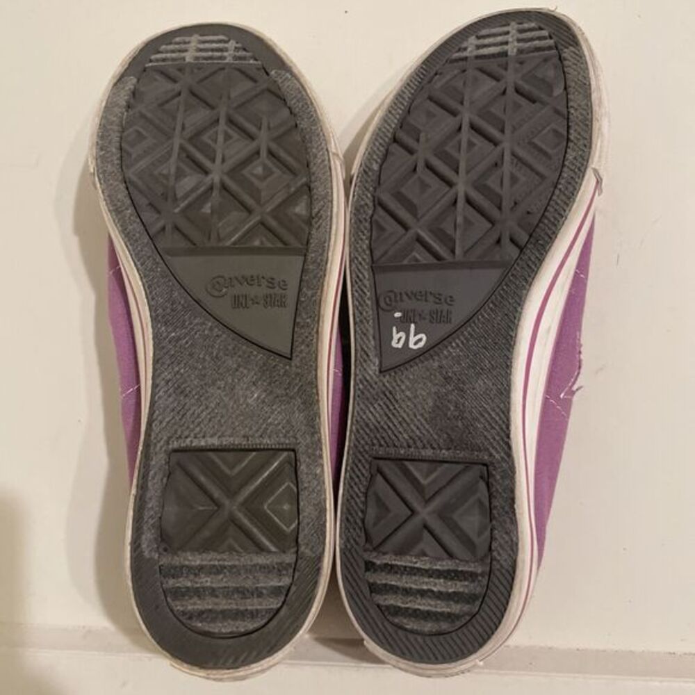 CONVERSE One Star Womens US 10 UK 8 EUR 41.5 Skater‎ Shoes Purple Lavender Cons - Picture 12 of 15